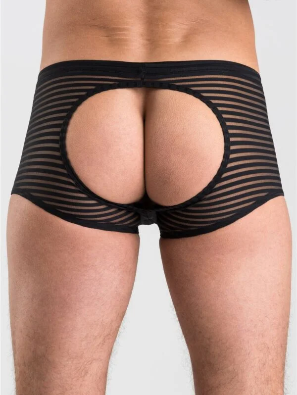 LHM Stripe Mesh Open Back Boxer Shorts
