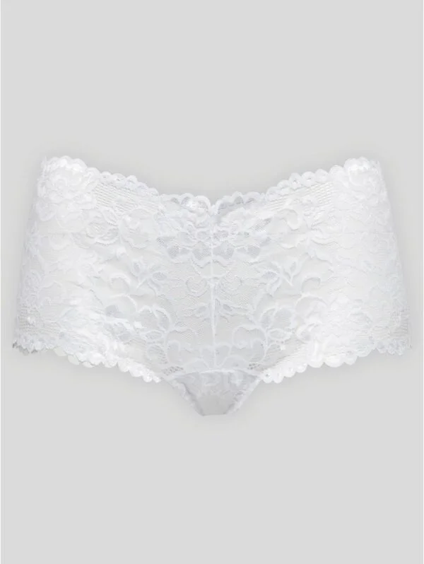 BellesHoney Flirty White Lace Shorts