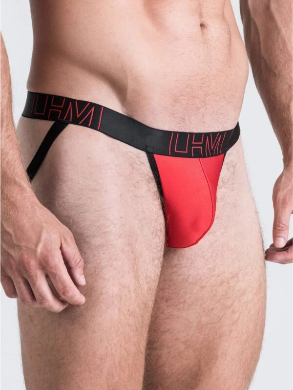 LHM Red Shiny Microfibre Jockstrap